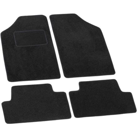 Vloermatten - Renault Megane E-Tech - Zwart velours - 4 stuks - Antislip basis