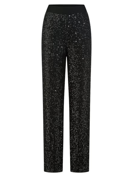 Wide Fit broek Van Emilia Lay zwart
