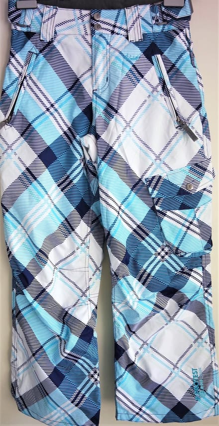 Protest Terra JR Skibroek - Blauw/Wit - Maat 128