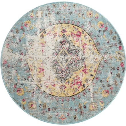 Binnen- en buitenkleed Artino multicolor 160 cm rond