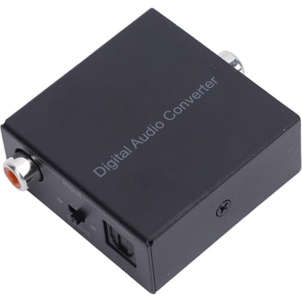 Coaxiaal naar Optisch Digitaal Geluid Converter Bidirectionele Coaxiaal naar Optisch Adapter Splitter voor