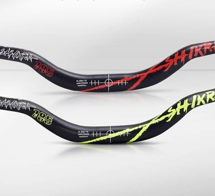 Fietsstuur - Riser Bar - Mountainbiken - Ergonomisch Ontwerp - 780mm Breed - Zwart Rood