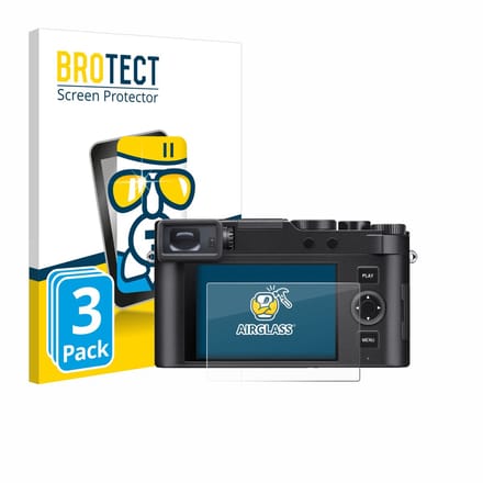 Screenprotector 3 Stuks voor Leica D-Lux 8 Beschermglas transparant
