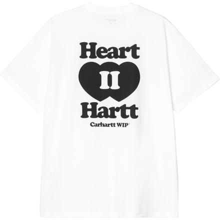 Carhartt Wip Heart Ii Hartt T-shirt Wit