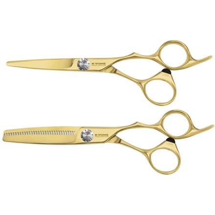 Kyone 710 Knipschaar Gold 5,5inch + Gratis 710T Coupeschaar Gold 6,0inch