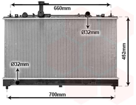 Van Wezel - RADIATOR VOOR MAZDA 6 2002-2007 RF5C15200