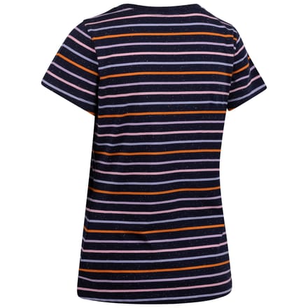 Trespass Dames/Dames Michaela Gestreept T-shirt (Marine/Multikleurig)