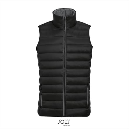 SOL'S Men´s Lightweight Bodywarmer Wave L01436 - Black - 3XL