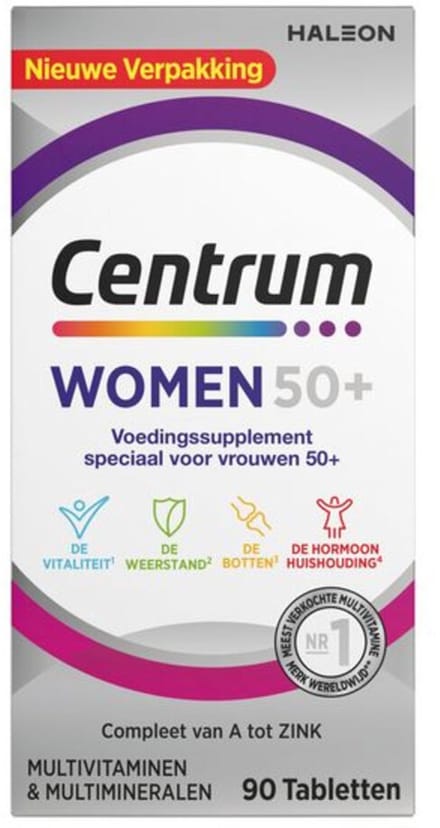 Centrum Women 50+ Multivitaminen - 2 x 90 tabletten - Voordeelverpakking