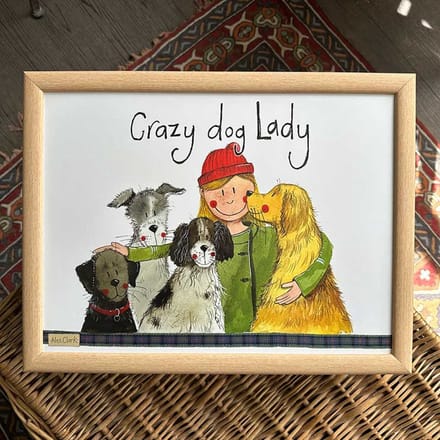 Alex Clark Schootkussen Honden ~Crazy Dog Lady Lap Tray'