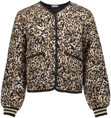 Geisha - Leopard jas - Zwart - Maat 128