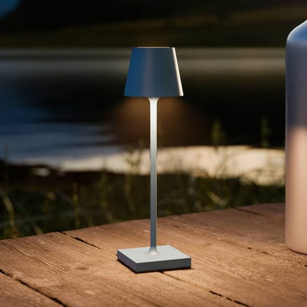 Sigor LED-accubatterijlamp Nuindie pocket, blauw, IP54, dimbaar