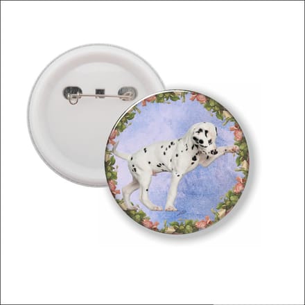 Button Met Speld - Hond