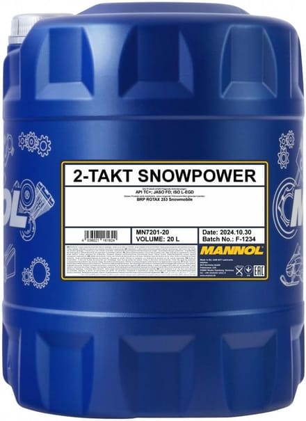 Motorolie 2-takt - Smeermiddel - Voertuigonderhoud - API TC+ Specificatie - 20 liter - Rood