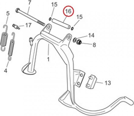 originele bril voor scooter piaggio 250 x evo 2007 à 2016 582298 nieuw