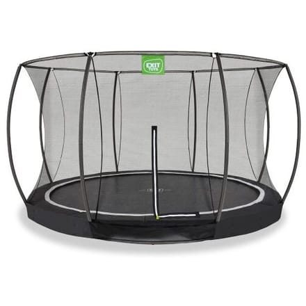 EXIT Black Edition Trampoline ø366cm - Inground - Ingraaftrampoline - Rond - Voor Kinderen - Zwart
