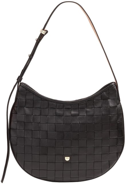 DuDu Hispani Schoudertas Leder 32 cm - Dames - black rose
