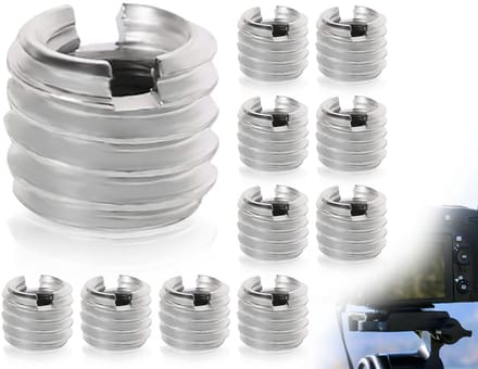 10 Stuks 1/4 naar 3/8 Conversie Schroeven Adapter voor Camera Statief, Monopod en D-SLR Gebruik