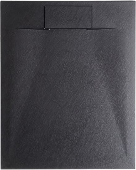 BELIANI AZZURRO - Douchebak - Zwart - 120 x 80 x 3 cm - SMC (kunststof)
