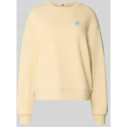 Regular fit sweatshirt van katoenmix