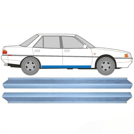 Reparatie dorpel voor Mitsubishi Galant 1987-1993 / Links = Rechts / Set