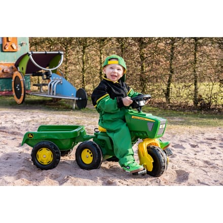 Rolly Toys Rolly MiniTrac John Deere Driewieler - Traptractor met Aanhanger