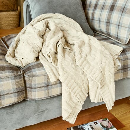 LOBERON Plaid Arnhem beige