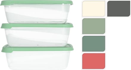 Voorraaddoos set 3-delig multicolor - speelgoed educatief spel.