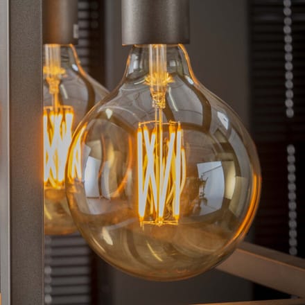 Hoyz Lichtbron led filament bol Ø12,5 amberkleurig