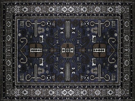 Vinyl | Vloerkleed vinyl | Nyla | 95x95 cm