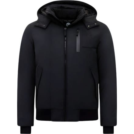 Winterjas Heren Kort Model -7006 - Zwart