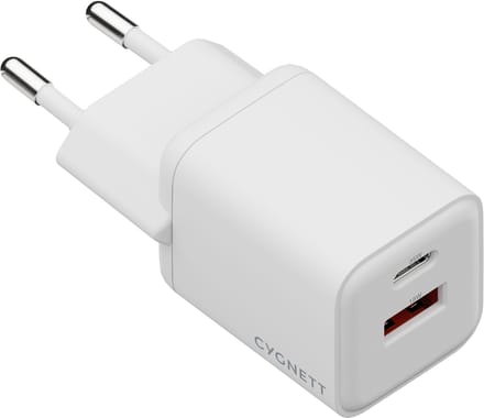 Cygnett Powerplus 35W Dual Port Wall Charger - Wit
