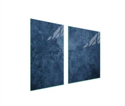 TMK ArtDeko Serie - Snijplank en Beschermplaat - 100x52 cm - Glazen Constructie