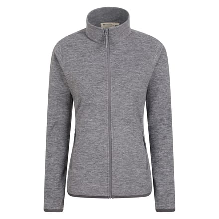 Mountain Warehouse Dames/Dames Snowdon II Melange Full Zip Fleecejack (Grijs)