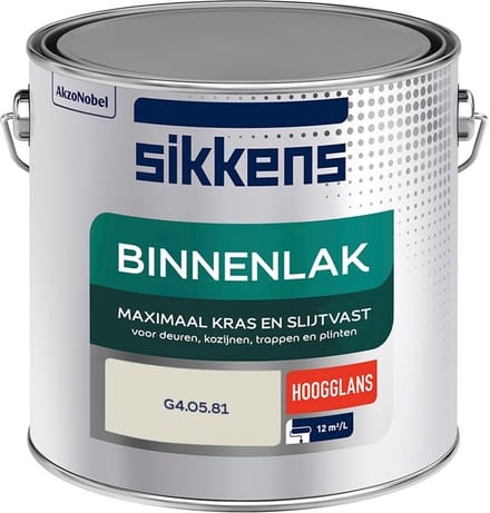 Sikkens - Binnenlak Hoogglans - G4.05.81 - Mengverf - 2,5 L