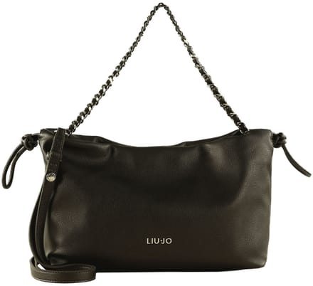 LIU JO schoudertas Stilly Crossbody Bag Anthracite Metallic antraciet