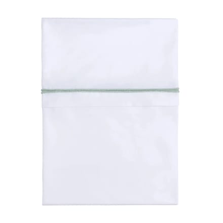 Baby's Only Wieglaken gebreide bies - Goud-Mint Mêlee/Wit - 80x100 cm - 100% egyptisch katoen