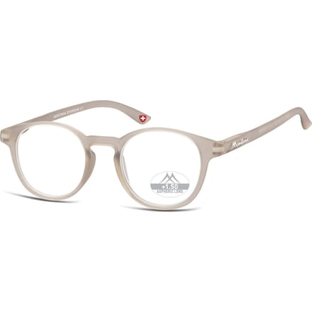 Montana Eyewear MR52C ronde leesbril +2.00 grijs