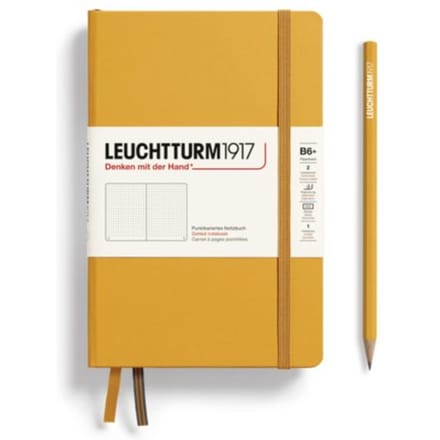 Leuchtturm1917 notitieboek, hardcover, paperback (b6+), dotted, rising sun