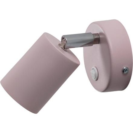 Luminex Wandspot Fun, roze, 14 cm hoog, verstelbaar, GU10