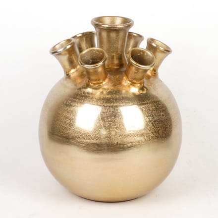 Tuitvaas aluminium Goud 28cm