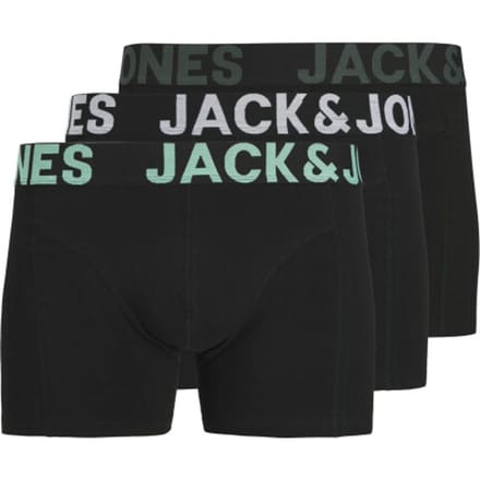 JACK&JONES - JACELIAS SOLID TRUNKS 3 PACK - Heren - Onderbroeken