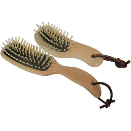 Ergonomische borstel van paardenhaar Borstiq