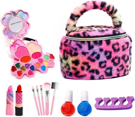 Kindermake-up Set - Schmink Speelgoed - Creatief Spelen - Wasbaar en Realistisch - 21 x 17 x 8 cm