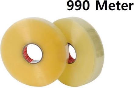 AtivaTape Strong Machinetape PP TRANSPARANT - 48MM X 990M
