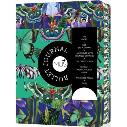 Bullet Journal MUS Vlinder dots 192 pagina's