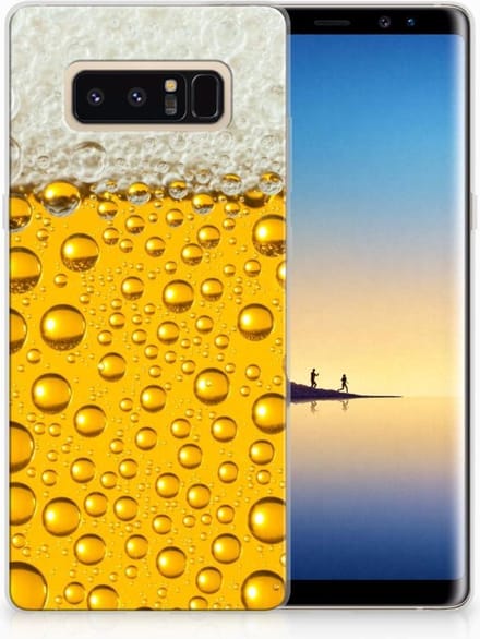 Samsung Galaxy Note 8 Siliconen Case Bier