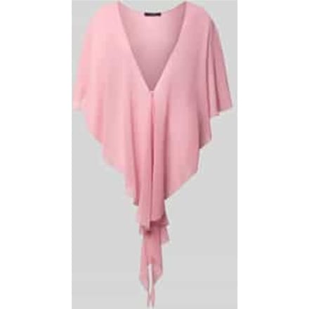 Stola van chiffon met knoopsluiting