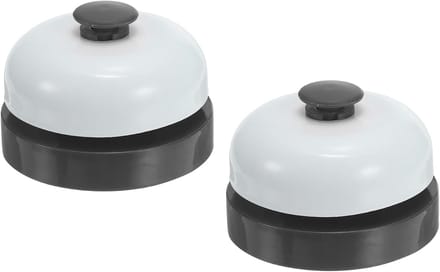 Service Bellen - Diensten Bel - Hulp Inroepen - Helder Geluid - 64 cm Diameter - Zwart/Wit