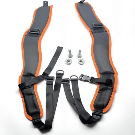 Schouderriem Set - Draagsysteem Bladblazer - Ergonomisch Werken - Verstelbare Pasvorm - 1 Set - Zwart